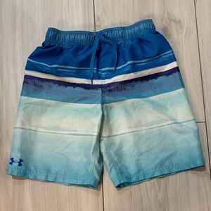 Boy’s Under Armour Ocean Blue Gradient Swim Shorts